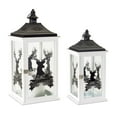 thumbnail image 3 of Home Decorative Merry Christmas Lantern (Set of 2) 17.5"H, 22.75"H Wood, 3 of 3