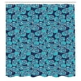 thumbnail image 3 of Ambesonne Turquoise Blue Shower Curtain, Exotic Pomegranate, 69"Wx70"L, Turquoise Sea Blue, 3 of 5