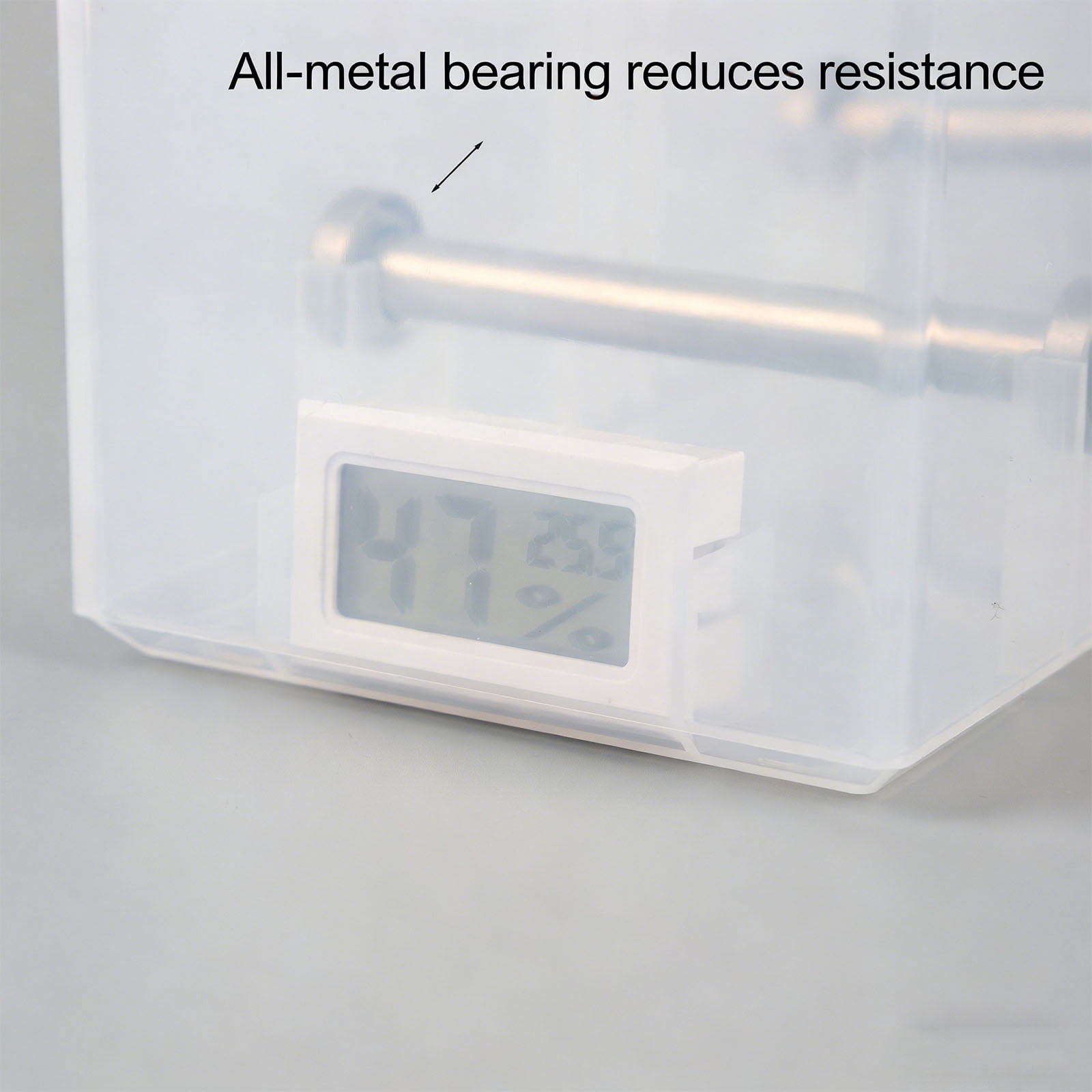 Compact Filament Storage Case Featuring Visible Body For Easy Monitoring Of 3D Printing Supply stage