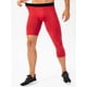 thumbnail image 3 of Mallas de una pierna para hombre, para baloncesto, bolsillos laterales, entrenamiento físico Abanopi Rojo/S, 3 of 7