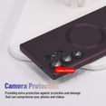 thumbnail image 4 of Magnetic for Samsung Galaxy S23 Ultra Case,Soft Silicone Samsung S23 Ultra Phone Case with Camera Protection,Anti-Fingerprint Samsung Galaxy S23 Ultra Case Compatible with MagSafe, Red, 4 of 13