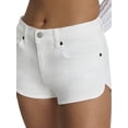 thumbnail image 4 of Mills by Millie Bobby Brown Women's Dolphin Hem Denim Shorts, Sizes XXS-XXL, 4 of 5