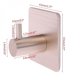 thumbnail image 5 of Perchero de pared autoadhesivo de acero inoxidable, 3 uds., soporte para llaves, ganchos para toallas, perchero para ropa, ganchos para colgar, accesorios de baño, color negro, 5 of 5