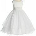 thumbnail image 5 of Big Girls' First Communion Lace Trim Tulle Wedding Flowers Girls Dresses White Size 12, 5 of 7