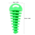 thumbnail image 2 of HONMEET 1Pack Cylindrical Green PVC Motorcycle Muffler for Off-road Riding and Bad Weather, 2 of 8