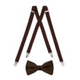 thumbnail image 1 of Tuxedo Park Suspender & Bow Tie Set (Adult, Chocolate Brown), 1 of 4