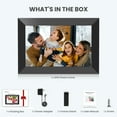 NUSICAN WiFi Digital Picture Frame, 10.1" Smart Photo Frames Touch