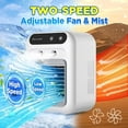 thumbnail image 3 of Portable 3 in 1 Air Cooler 500mL Tank Quiet Operation Fast Cooling Anywhere, 3 of 10