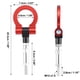 thumbnail image 3 of Rojo Coche Delantero Trasero Parachoques Remolque Anillo Ojo Remolque Gancho Tornillo, 3 of 6