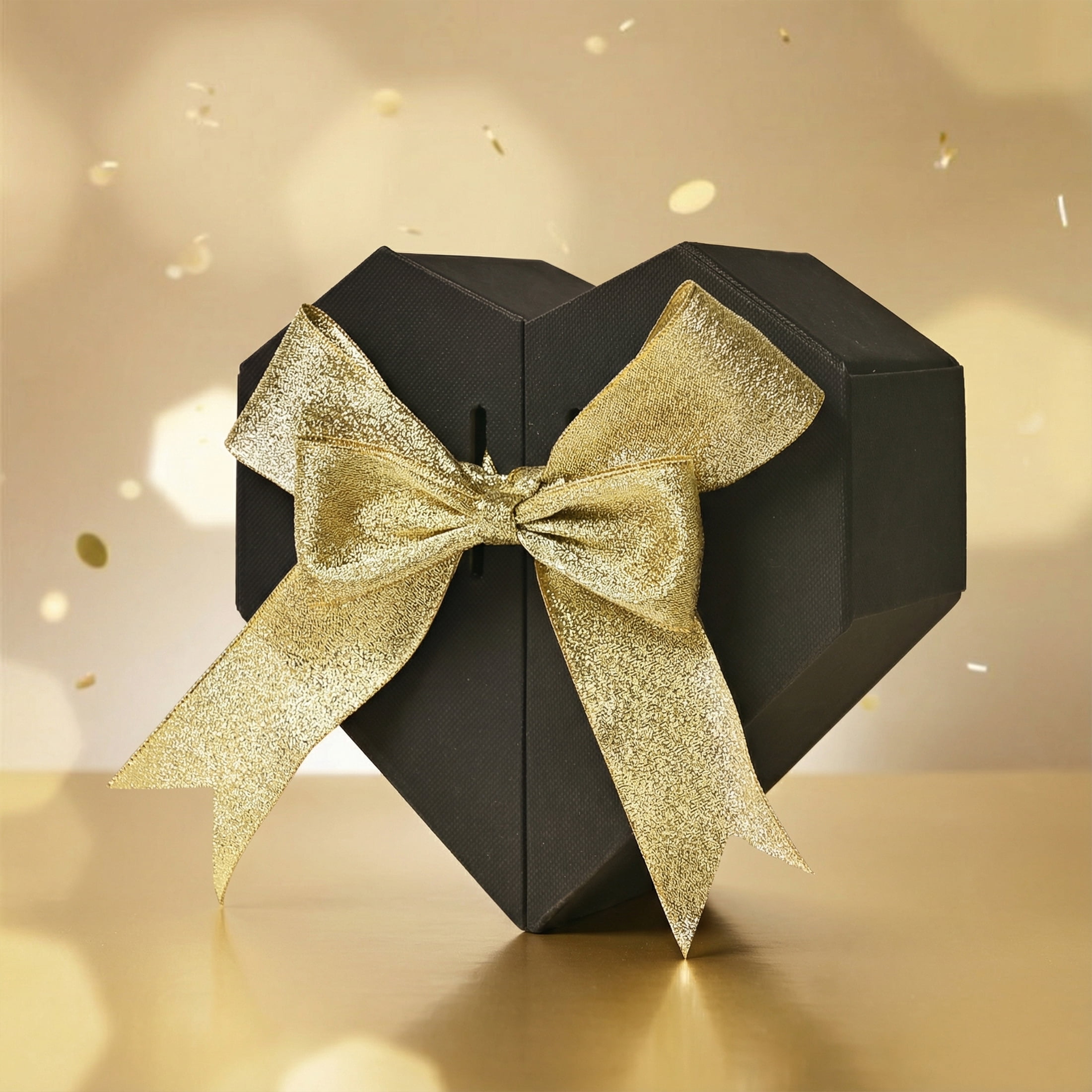 Gwen Studios 1.5" Metallic Gold Galena Ribbon, 3 yards