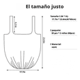 thumbnail image 2 of Bolsa de basura de mano de 2-4 galones, 60 bolsas de basura de mano gruesas para la oficina, la cocina, el baúl de basura del dormitorio, bolsa de basura sólida (blanco), 2 of 5