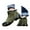 Green, variant on Mens Womens Winter Hiking Boots Waterproof Warm Snow Booties Non Slip Motorcycle Combat Boot