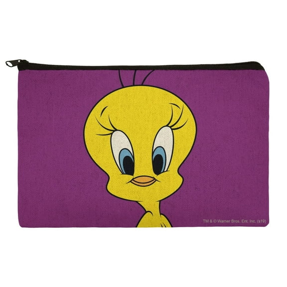 Looney Tunes Tweety Bird Makeup Cosmetic Bag Organizer Pouch