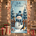 thumbnail image 6 of Winter Theme Hello Banner Snowman Decorative Design Family Celebration Indoor Decoration, 6 of 9