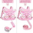 thumbnail image 5 of 3 in 1 Toddlers Leash + Anti Lost Wrist Link Child Kids Safety Harness Kids Walking Wristband Assistant for Girl Pink Christmas Gift, 5 of 7