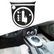 thumbnail image 3 of 3pcs Gear Shift Frame Trim Self-adhesive Waterproof Carbon Fiber Gear Shift Panel Decorative Sticker For Nissan 350z 2006-2009 Left Drive, 3 of 5