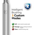 thumbnail image 3 of JTF Sonic Electric Toothbrush for Adults with 6 Brush Heads and Tongue Scraper, Radiant Care 3 Modes 45 Days Battery Life Rechargeable Power Toothbrush for Family and Friends & Home Trips,Silver Gray, 3 of 9
