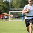 thumbnail image 5 of Hfppkn 2 Pack Flag Football Waist Belt Set with 2 Flags Audible Pop for Adult Recreational Play 120cm Black, 5 of 7