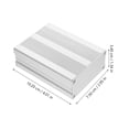 thumbnail image 2 of WRITWAA Boîtier Électronique Étanche en Aluminium Argenté Électrique 1Pcs, 2 of 8