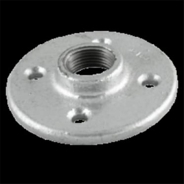 B&K 521-6042P 0.75 x 0.63 in. Floor Flange, Black