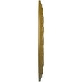 thumbnail image 4 of Ekena Millwork 17 7/8"OD x 3 5/8"ID x 1 1/4"P Dublin Ceiling Medallion (Fits Canopies up to 5 1/8"), Hand-Painted Gold, 4 of 6