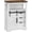 White, variant on Farmhouse Bathroom Floor Cabinet, Sliding Barn 3 Drawers & 1 Door Freestanding Small Storage Cabinet for Bathroom, Kitchen (White)