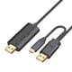 thumbnail image 1 of Monstrate Cable de datos de sincronización de PC a PC, Cable de enlace de teclado de ratón de aleación de aluminio, puente de transferencia de Electrónica, 1 of 6