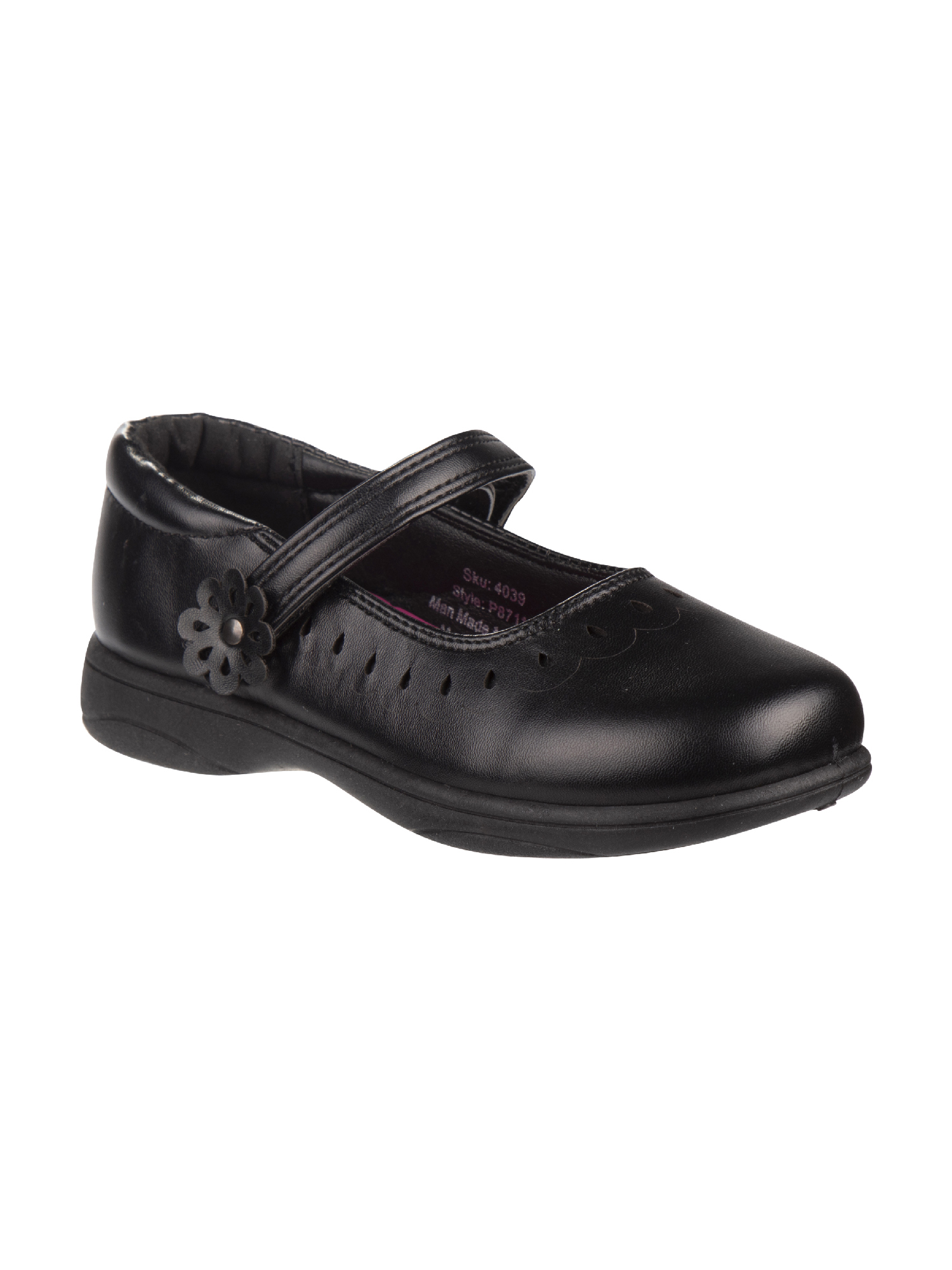 stylish black school shoes
