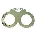 thumbnail image 2 of Handcuffs Belt Buckle Silver Chrome Metal Halloween Costume Pirate New Men Women, 2 of 2