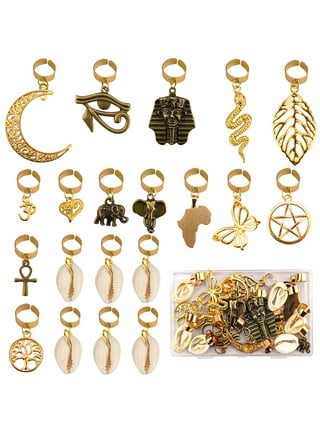 Formery Loc Jewelry Hair Gold Butterfly Charms Braids Jewels Clips