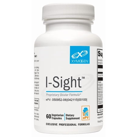 XYMOGEN I-Sight - Eye Health Supplement - Vision and Antioxidant Support Formula - Supports Macula, Retina and Lens - Vegetarian Gluten-Free Dairy-Free - 60 Capsules