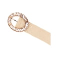 thumbnail image 3 of CTM One Size Raffia Stretch Belt with SeaShell Buckle (Women), 3 of 3