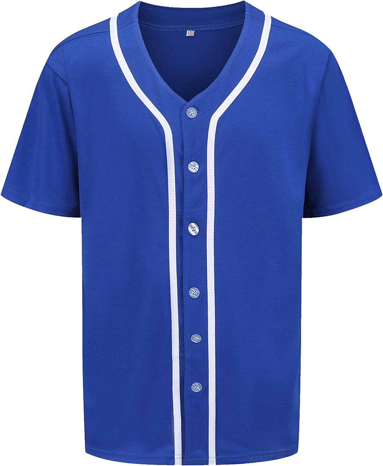 JHKKU Blue Flame Mens Baseball Jersey Button Down Shirts Short Sleeve  Hipster Hip Hop Sports Uniforms XS : Clothing, Shoes & Jewelry 