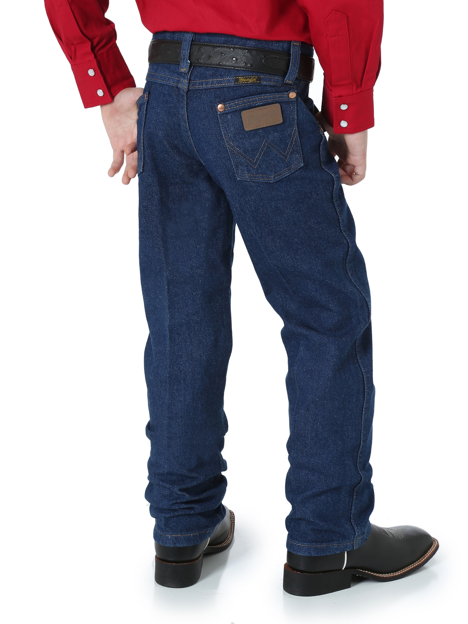 Wrangler Boys Cowboy Cut Original Fit Jeans, Sizes 4-7 - image 3 of 4