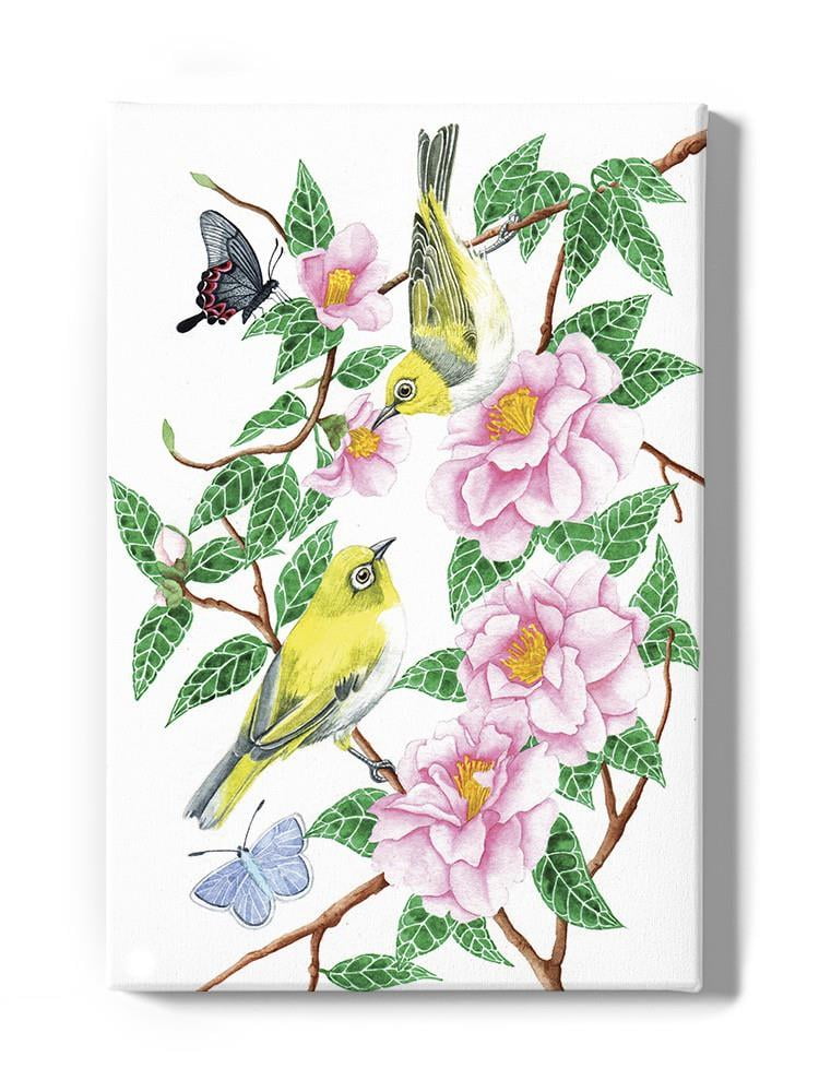 Artshine In The Pink Bloom Wrapped Canvas Girija Kulkarni Designs