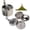 Silver, variant on Nut and Hard Spice Grinder for Nutmeg Ginger Rock Salt and Peppercorn Hand tools, crushers