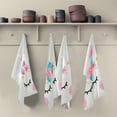 thumbnail image 4 of GZHJMY Unicorn Kitchen Dish Towel Set of 4, Super Absorbent Soft Drying Cloth Tea Bar Towels, 28"x 18", 4 of 6