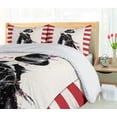 thumbnail image 5 of Ambesonne Fashion Duvet Cover Sets, Modern Woman in Coat, 2-Queen, Black Red, 5 of 7