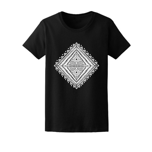 Tribal Ethnic Rhombus Pattern Tee Women's -Image by Shutterstock