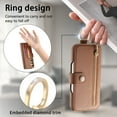 thumbnail image 5 of Allytechgroup Wallet Phone Case for Samsung Galaxy A13 5G with Credit Card Slot, PU Leather Phone Case RFID Blocking Stand Shockproof Full Body Protective Bumper for Women Girls, Brown, 5 of 10