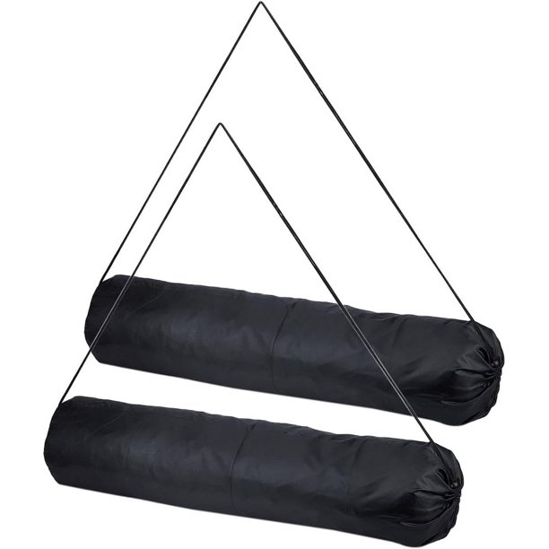 2 bolsas de almacenamiento grandes de 11,69 x 37,56 pulgadas, color negro, con cordón para viajes, bolsas para ropa de lavandería, bolsas de embalaje largas, bolsas organizadoras resistentes y