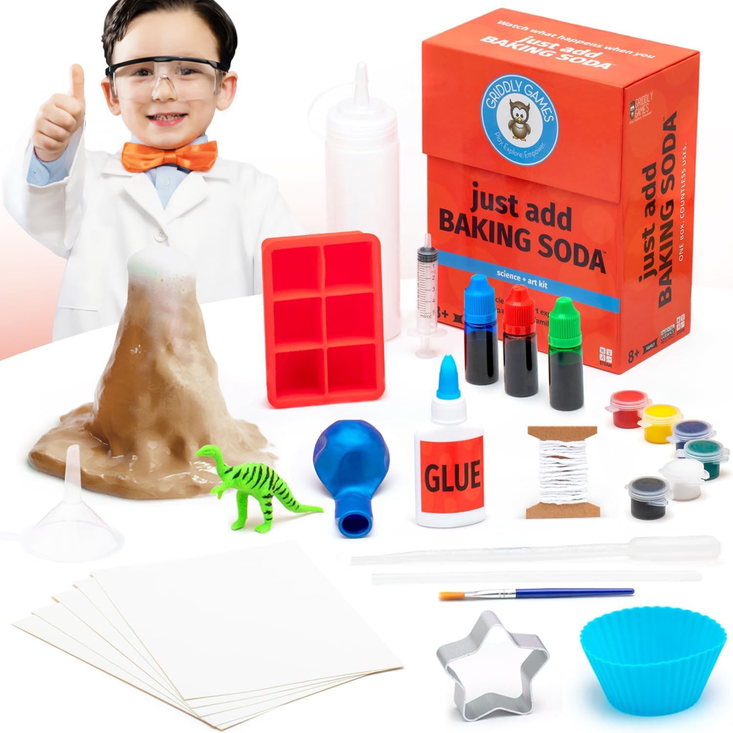 Griddly Kids Just Add Baking Soda Science + Art Kit
