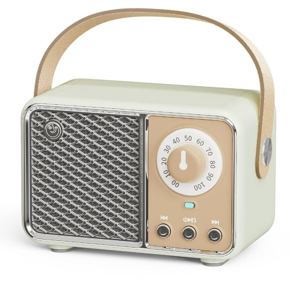 Altavoz Bluetooth Dosmix Retro Vintage Verde Ahumado