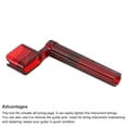 thumbnail image 4 of Unique Bargains Guitar String Winder Guitar Bridge Pin Remover, Dark Red, 2 Pack, 4 of 5