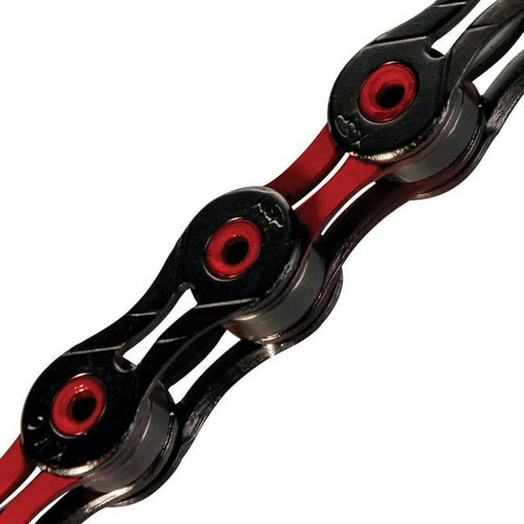 KMC Chain X10SL x 116L, BK/Red (DLC) Bike Chain