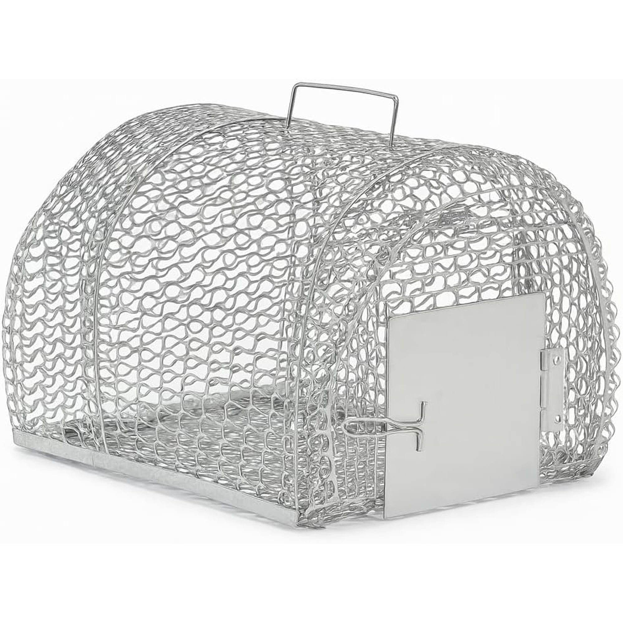 Rust-Resistant Wire Mesh Rodent Trap with Quick-Trigger Door Mechanism, Non-Kill Catch & Release Cage for Rats, Mice, Chipmunks and Other Small Animals, Durable, Lightweight for Indoor/Outdoor Use
