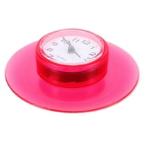OULII Modern Waterproof Clock for Shower Suction Cup Timekeeping for Homeowners 1Pack