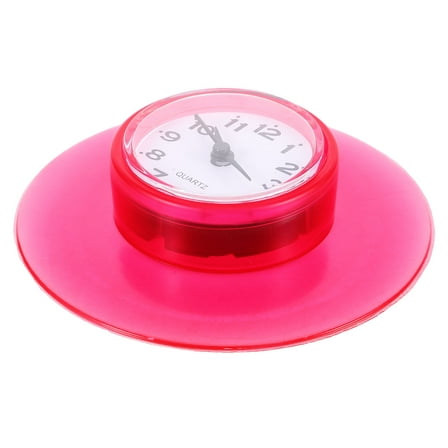 OULII Modern Waterproof Clock for Shower Suction Cup Timekeeping for Homeowners 1Pack