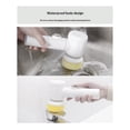 thumbnail image 4 of Electric Spin Scrubber, Cordless Cleaning Brush with 5 Replaceable Brush Heads, Speed with Handle for Bathroom Kitchen Car, 4 of 5