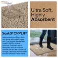 thumbnail image 3 of GORILLA GRIP Ultra Absorbent Grippy Doormat for Muddy Dog Paws, 35x24, Machine Washable Soak Stopper Rugs Cleaner Floors, Bed Mat for Dirty Dogs, Indoor Entrance Door Rug Pet Bed Mats Paw Beige Ivory, 3 of 9